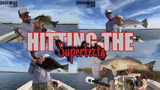 DockSide TV Hitting the Superfecta While Winter Fishing [upl. by Clarey]