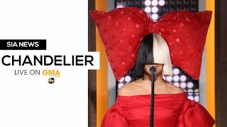 Sia  Chandelier Live on GMA [upl. by Schweiker]