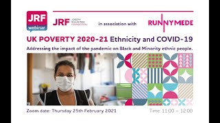 UK Poverty 202021 Ethnicity amp COVID 19 [upl. by Davilman]