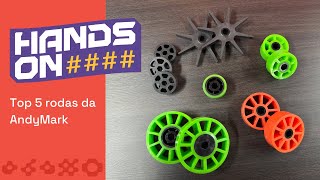 stemOS Hands On  Top 5 rodas da AndyMark [upl. by Ellednahs]