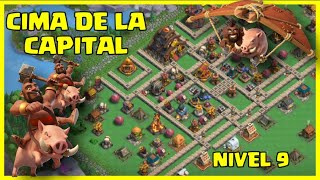 Diseño  Base Cima de la Capital NIVEL 9  Capital Clan Clash of Clans [upl. by Patten]