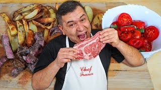 BISTECCA in PADELLA SPETTACOLARE  Come CUCINARE una CARNE PERFETTA [upl. by Chilton]