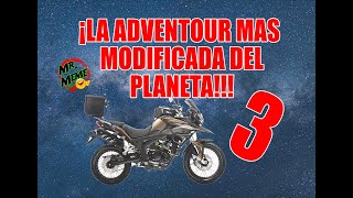 La adventour Mas modificada del Planeta 3 Rx3 Adventour250 CorvenTouring250 Italika250 [upl. by Marji]