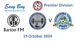 Barton Town v Pickering Town NCEL 19 October 2024 Highlights [upl. by Tatianas]