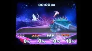 SSBM Event 51 Giga Bowser KO 5 SECONDS [upl. by Ahsienek331]