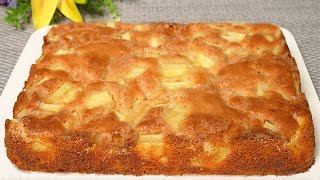 Kuchen in 5 Minuten Der berühmte Apfelkuchen der in ihrem Mund schmilzt Einfach und lecker [upl. by Gideon]