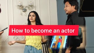 How to become an actor BTS from a reel shoot  Devika Bhatt 30th September 2024 [upl. by Sredna]