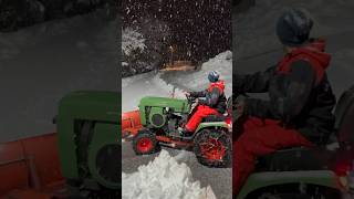 Fendt 1050 Small beim Winterdienst Zimmi Agrar Junior bei der Arbeit [upl. by Laven]