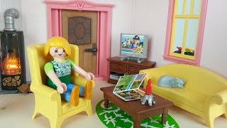 Wohnzimmer mit Kaminofen 5308 für Playmobil Puppenhaus seratus1 Dollhouse [upl. by Rehpotsirhcnhoj]