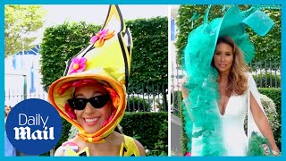 Royal Ascot Hats on display for Ladies Day [upl. by December]