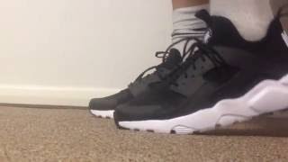 Nike Air Huarache Run Ultra  UnboxingOn Feet  Perfect Fit [upl. by Eniarol]