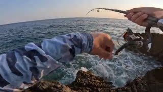 Adriatic sea fishing for little ocean fish [upl. by Newbill515]