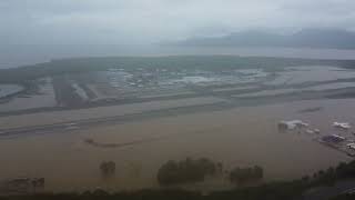 Cairns Airport  INUNDATED WITH FLOOD WATER [upl. by Aynav]