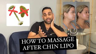 How To Massage After Chin Lipo [upl. by Cocks]