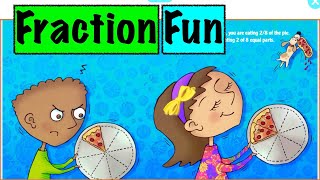 Read Aloud STORY Fraction Fun [upl. by Keene]