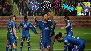 PSG 2122 Season Latest Kits amp Logo for DLS 22 [upl. by Basil]