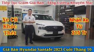 ✅Tiếp Tục Giảm Giá Hyundai Santafe 2023 Lăn Bánh Cuối Tháng 10  215 Tr Nhận Xe [upl. by Saito]