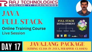 Day 17  Java Full Stack Online Training Course Live  6th May 2024 [upl. by Goldsworthy]