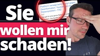 Eilmeldung FAZ Diffamierungskampagne gegen Mich [upl. by Kcirtap]