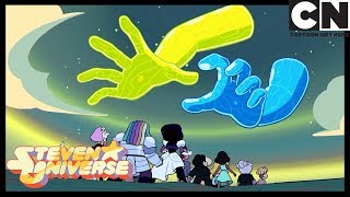 Steven Universe  The Cluster is awakened by Yellow and Blue Diamond  Reunited  Cartoon Network [upl. by Isacco]