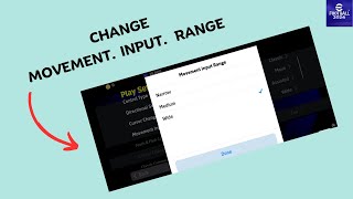 How to Change Movement Input Range Settings in eFootball 2024 [upl. by Harsho]