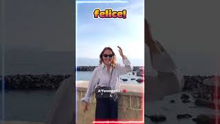 Barbara DUrso felice a Marechiaro passeggiata tra mare e pizza con il cuore [upl. by Male]