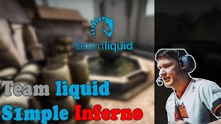 Team Liquid s1mple playing CSGO ESEA on inferno twitch stream [upl. by Aletta]