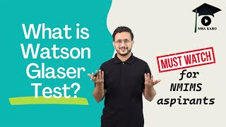 What is Watson Glaser Test  NMAT Result Announced  NMIMS Mumbai [upl. by Letta]