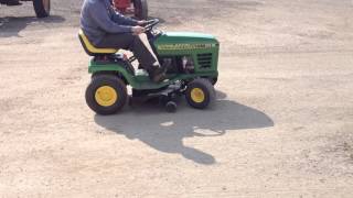 JOHN DEERE STX38 LAWN AND GARDEN TRACTOR [upl. by Maddy182]