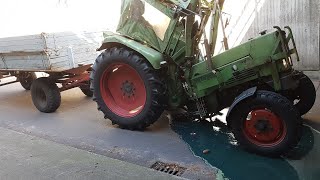 Frontlader Belastungstest  Baas Frontlader  Unfall  Fendt Farmer 4s [upl. by Recnal559]