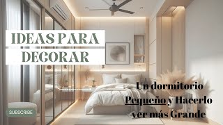 ¡Descubre el Secreto para Hacer que un Dormitorio Pequeño parezca Más Grande [upl. by Iver]