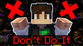 Make Sure To NEVER Do This Hypixel Skyblock [upl. by Htabazile]