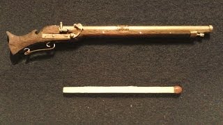 The world´s smallest working matchlock musket part 2 [upl. by Notreb]