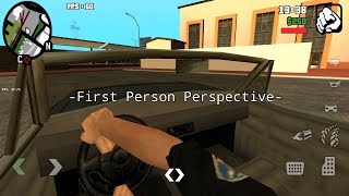 GTA SA Android  First Person Perspective Mod [upl. by Roybn266]