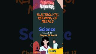 Electrolytic Refining of Metals  Science  Class 10 Chapter 03 Part 17 chemistry education ssc [upl. by Nallak]