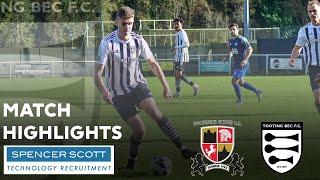 Match Highlights Rochester United v Tooting Bec [upl. by Myer826]