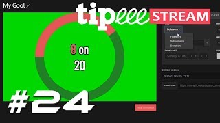 FollowerDonationSub Goal  Tipeeestream  Tutorial German HD 24 [upl. by Sergo]