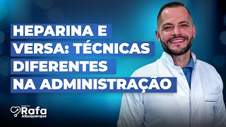 Como administrar Heparina e Versa®️ entenda a diferença [upl. by Sallyann]