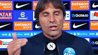 Antonio Conte intervista post InterNapoli 11quotINFURIATO CON IL VARquot [upl. by Leor]