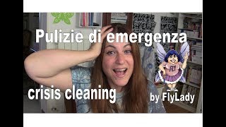 Pulizie di emergenza  crisis cleaning by FlyLady [upl. by Htiffirg]