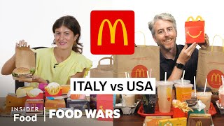 US vs Italy McDonalds  Food Wars  Insider Food [upl. by Immas992]