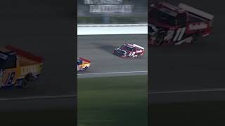 Ty Majeski runs out of gas coming to the white flag Corey Heim WINS at Kansas 🏁 NASCAR racing [upl. by Zedekiah]