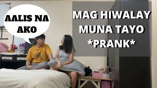 MAG HIWALAY NA TAYO PRANK GRABE YUNG IYAK NYA [upl. by Inatirb]