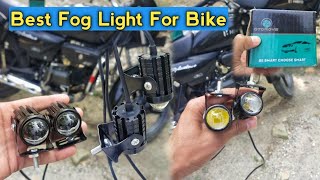 Best Fog Light For Bike  OTOROYS LED mini Projector Fog light  Full Review [upl. by Yerroc]