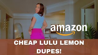 AMAZON DUPES OF LULU LEMON BEST Lululemon Dupes From AMAZON [upl. by Aivart]