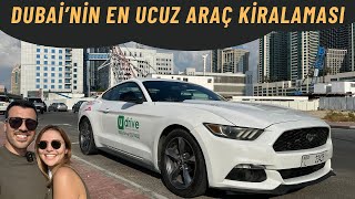 Mustang Kiraladık Gazladık Dubainin En Ucuz Araç Kiralaması [upl. by Bobbi635]