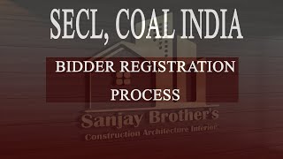 Bidder Registration Process Of Coal India [upl. by Colvin465]