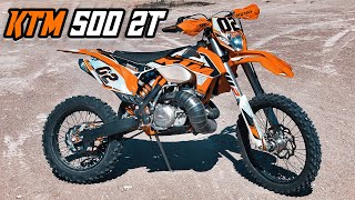 ESSAI DU 500cc 2 TEMPS KTM  J’ai mal aux bras [upl. by Phaih]