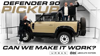 NEW Land Rover DEFENDER 90 PICKUP  Can we make it WORK  URBAN Uncut S3 EP09 [upl. by Bois]