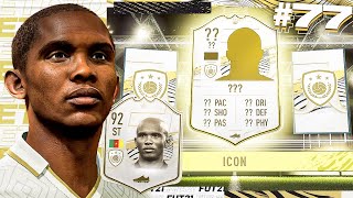 OPENING MY MID OR BASE ICON PACK  ETOOS EXCELLENCE 77 FIFA 21 [upl. by Hertzog]